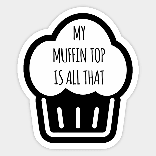 My Muffin Top Sticker by outdoorlover